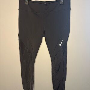 Nike Women’s Black Leggings with White Logo